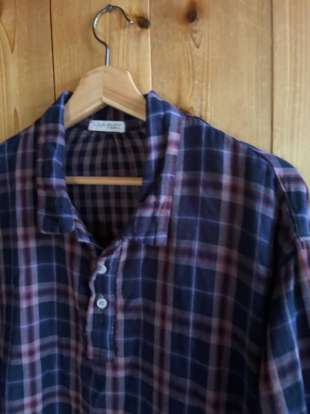 CP Shades x Free People Doublecloth Plaid Top XS - Picture 5 of 8